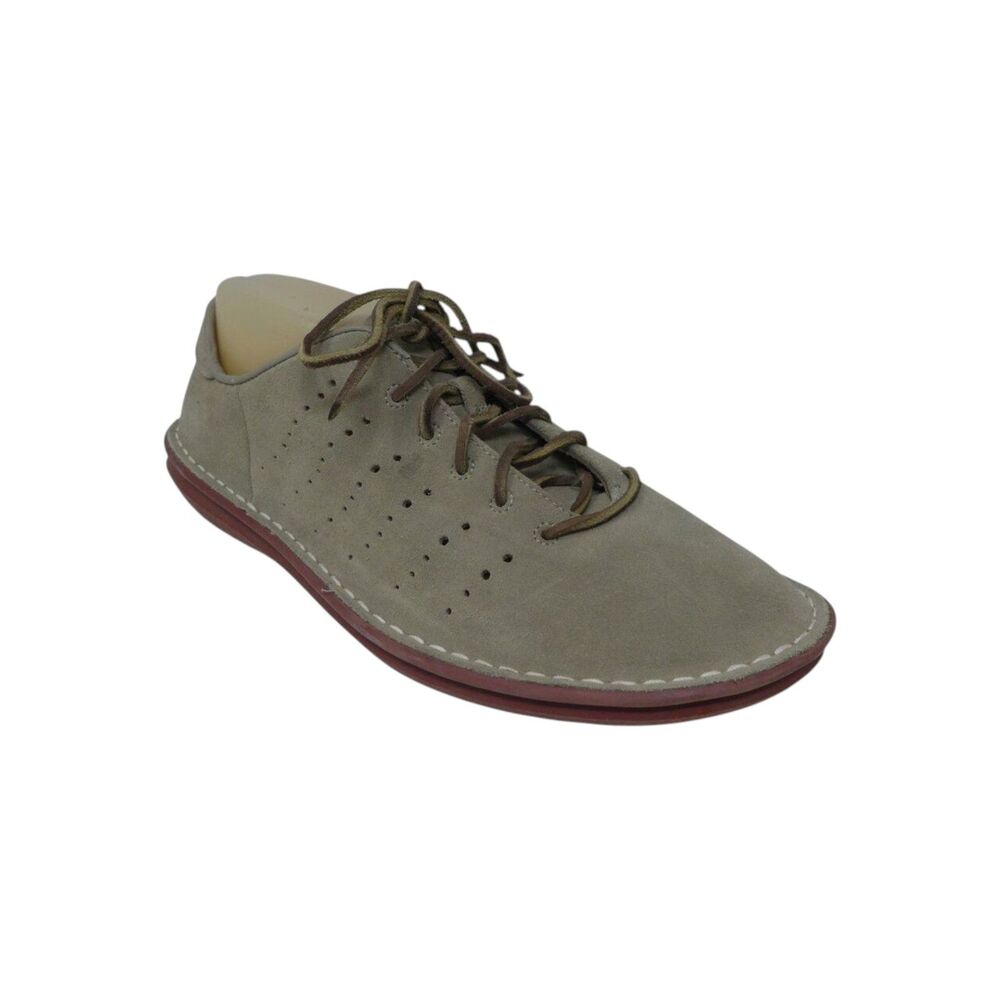 Clarks Tamho Race Tan‎ Brown Suede Leather Lace Up Sneakers Mens 9